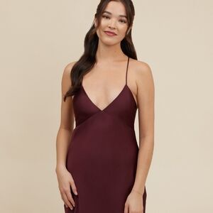 Park and Fifth Burgundy Davenport Bridesmaid Dress (small)